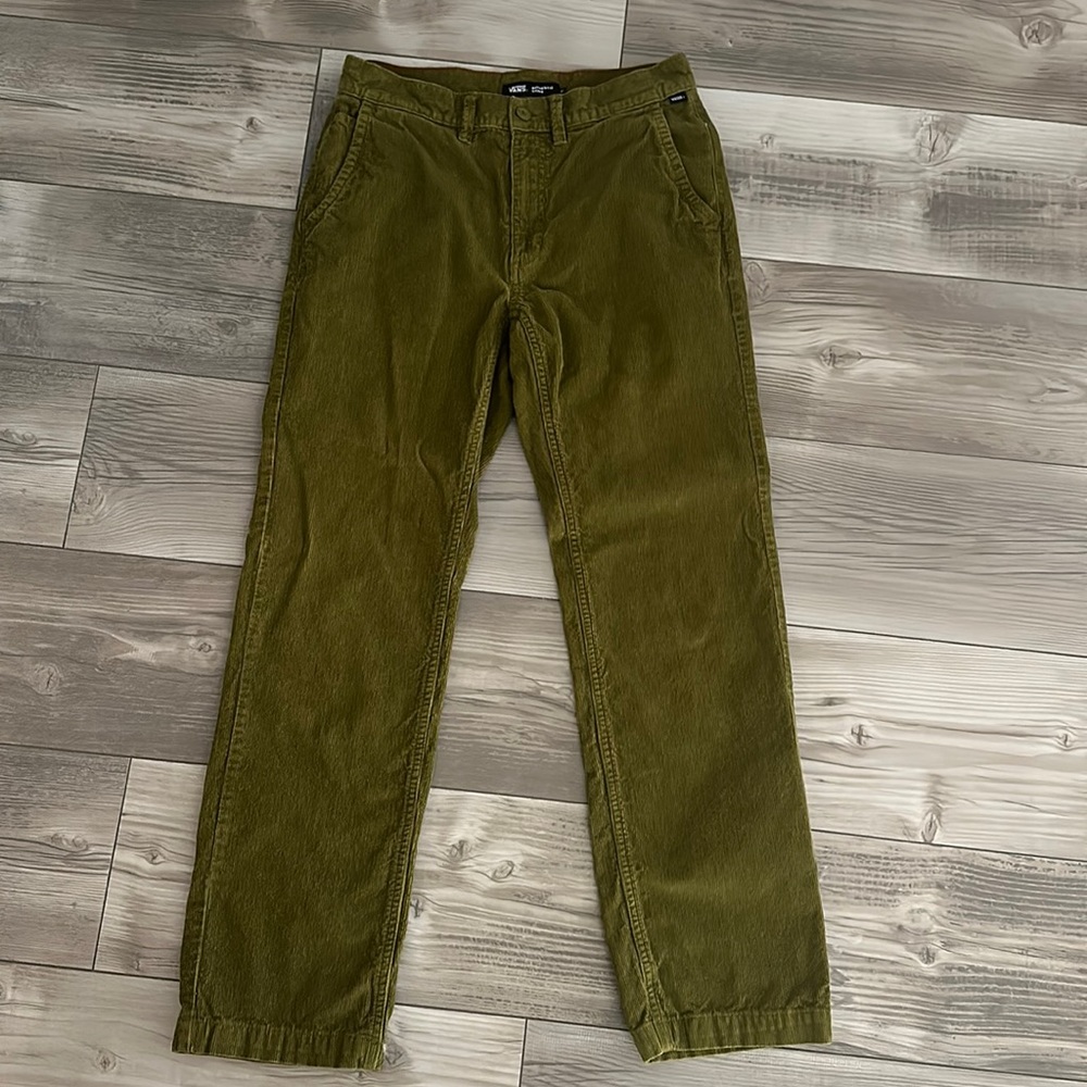 Green VANS Corduroy Jeans
